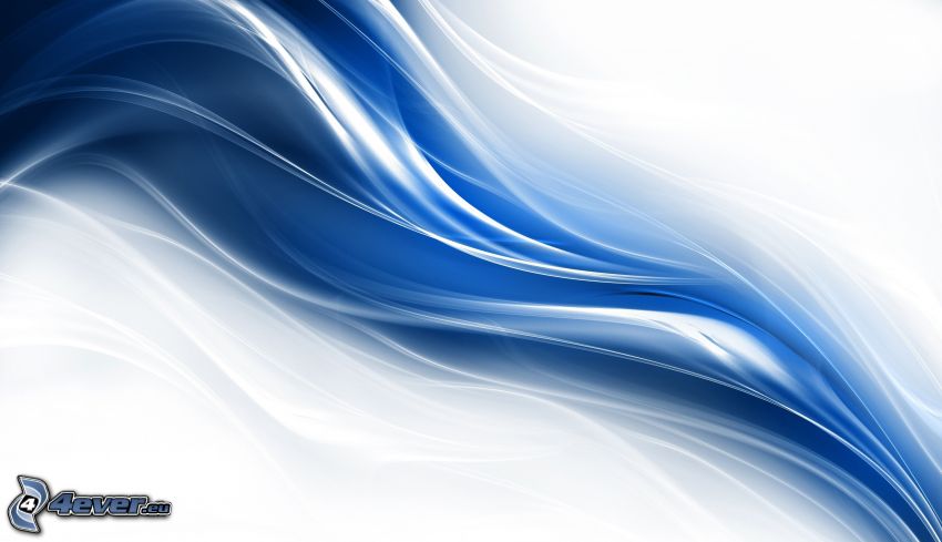blaue abstrakte Wellen