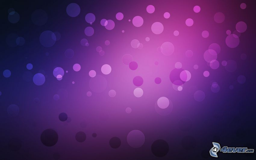 Ringe, violett Hintergrund