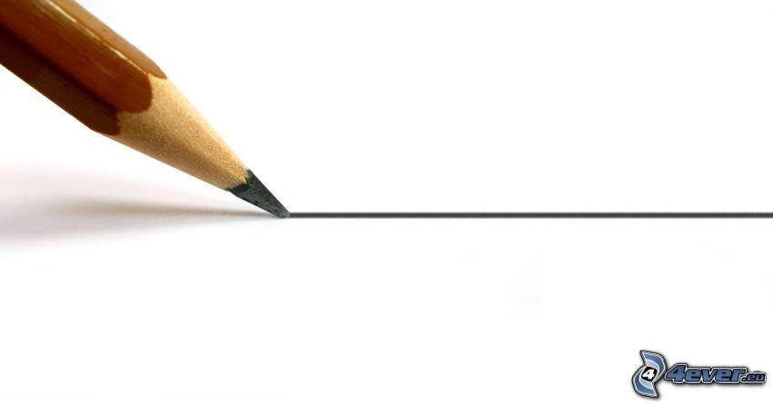 Bleistift, Linie