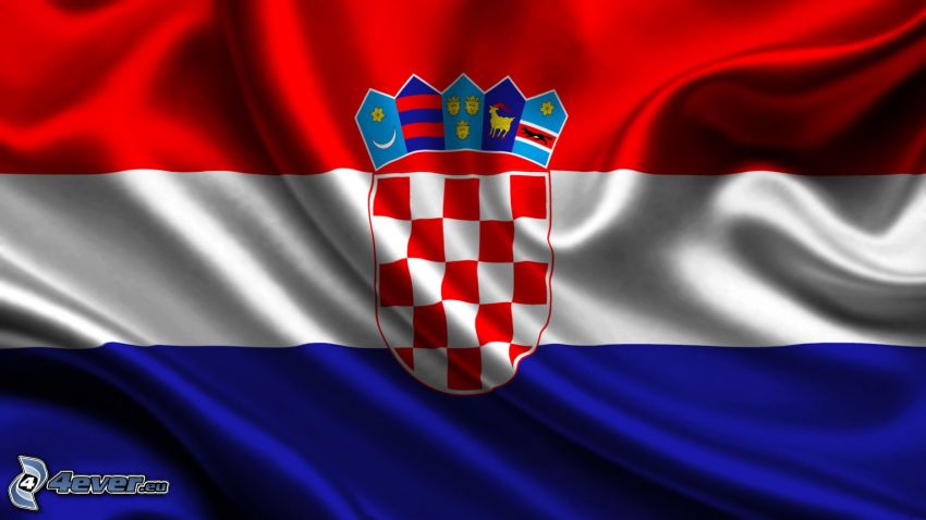 kroatischen Flagge