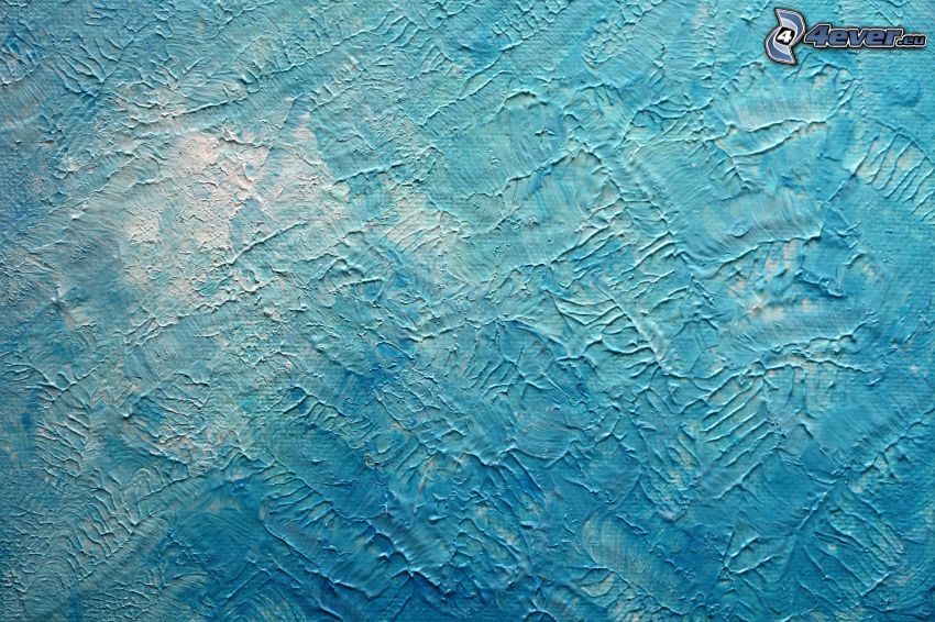 Wand, blauer Hintergrund
