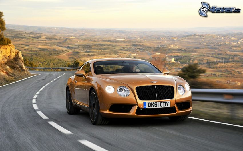 Bentley Continental GT, Geschwindigkeit, Straße