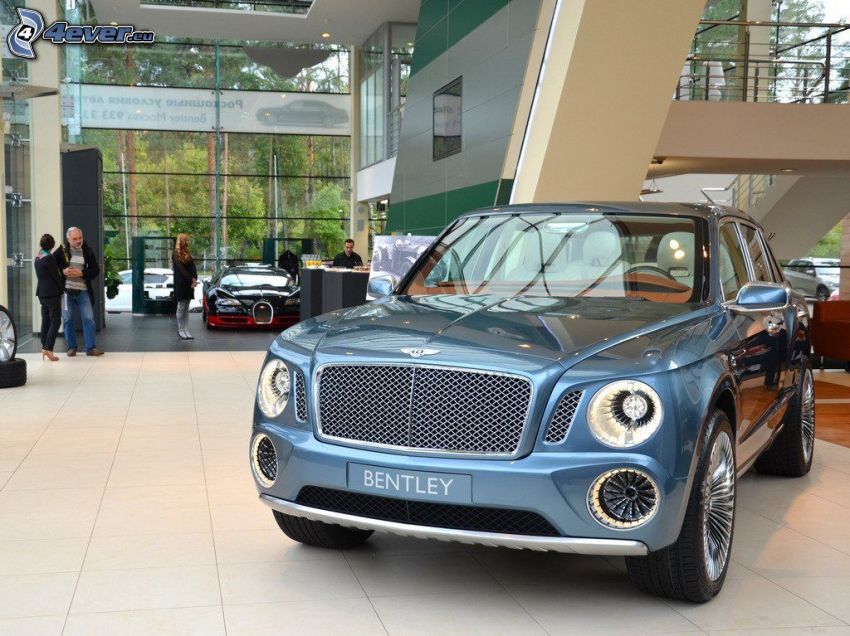 Bentley EXP 9F, Ausstellung, Automobilausstellung