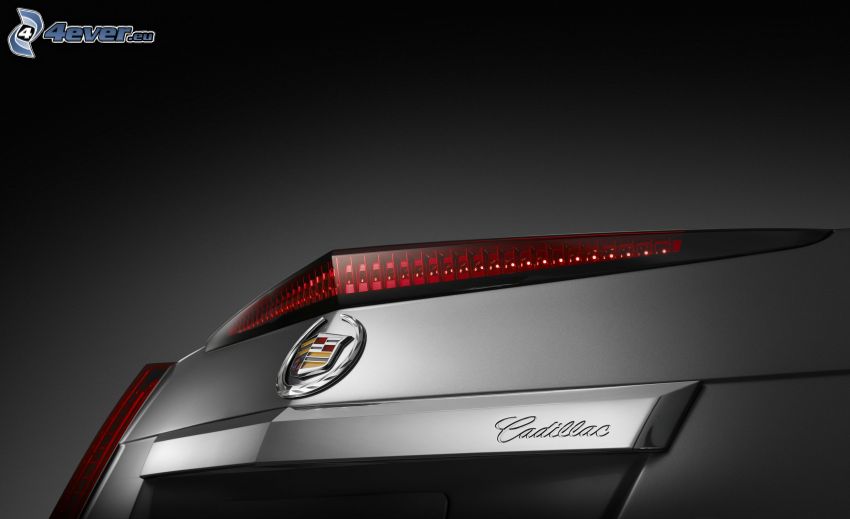 Cadillac CTS, logo, Rücklicht