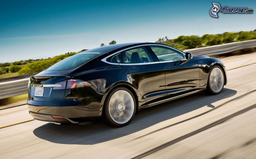 Tesla Model S, elektrisches Auto, Geschwindigkeit