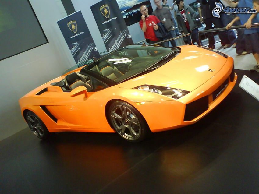 Lamborghini Gallardo Spyder, Automobilausstellung