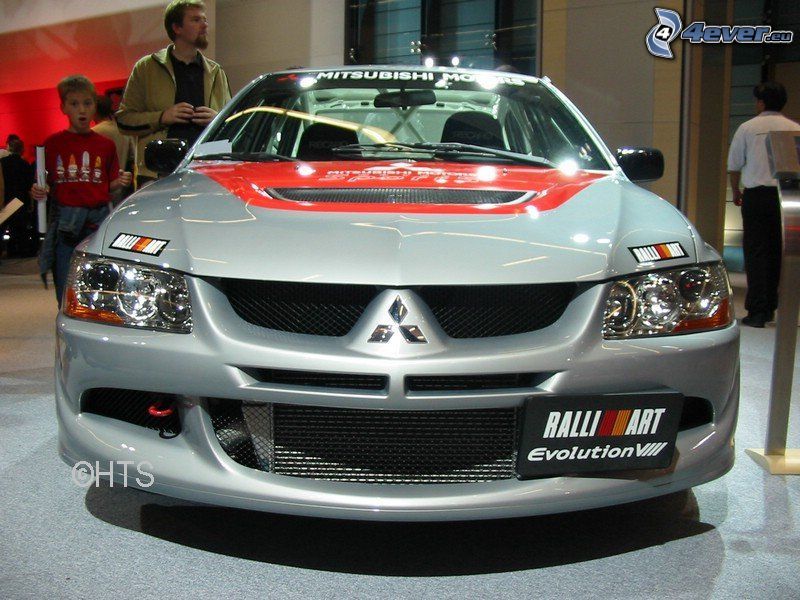 Mitsubishi Lancer Evolution VIII, Automobilausstellung