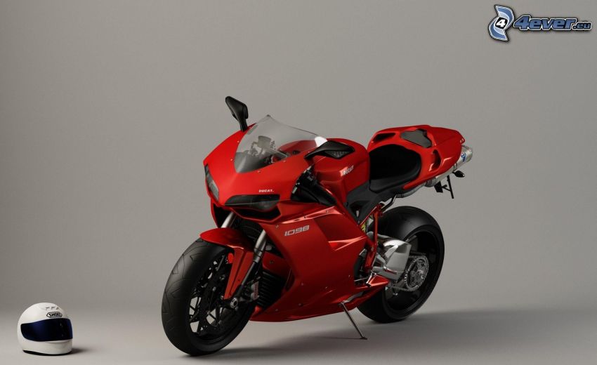 Ducati, Motorrad, Helm