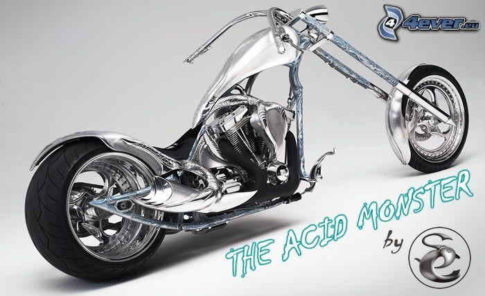 The Acid Monster, chopper, Motorrad
