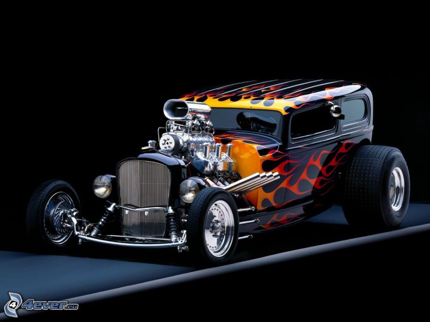 Hot Rod Dragster, Big Block, tuning, Auto