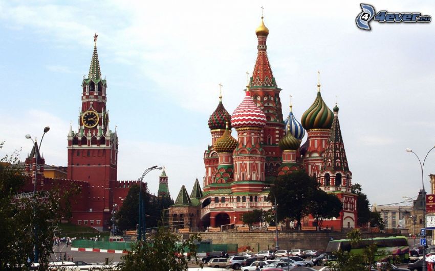 Basilius-Kathedrale, Kreml, Moskau, Russland