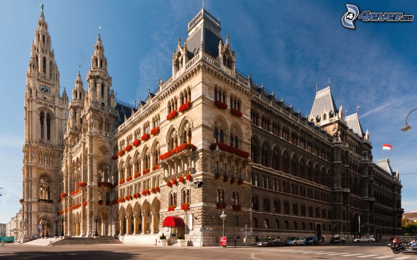 historisches Gebäude, Wien, Österreich