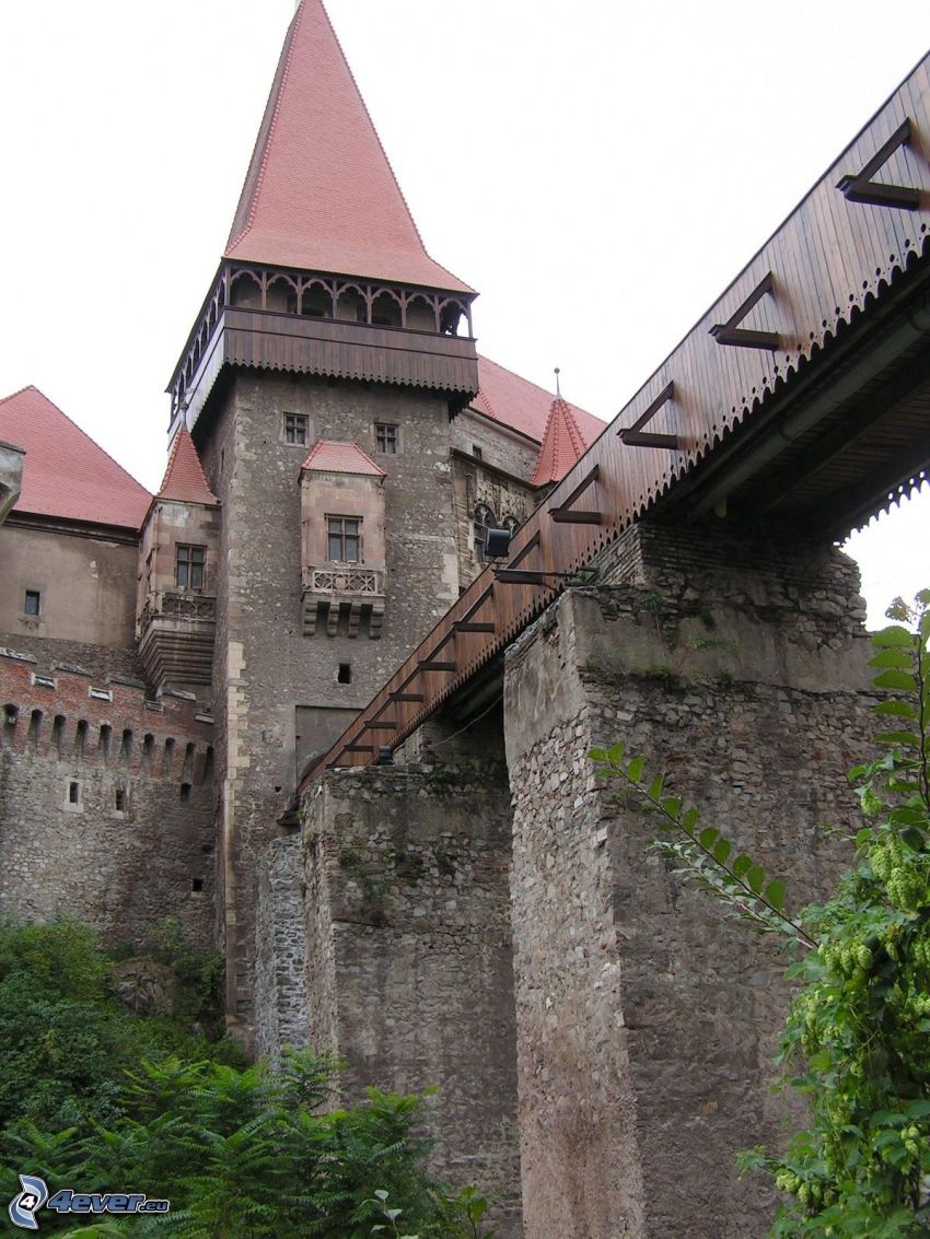 Hunyad, Burg, Brücke