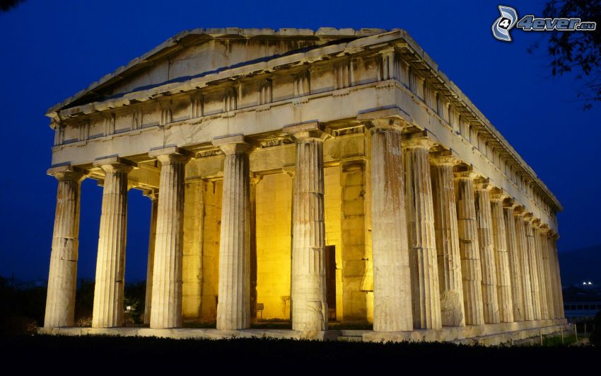 Parthenon, Abend