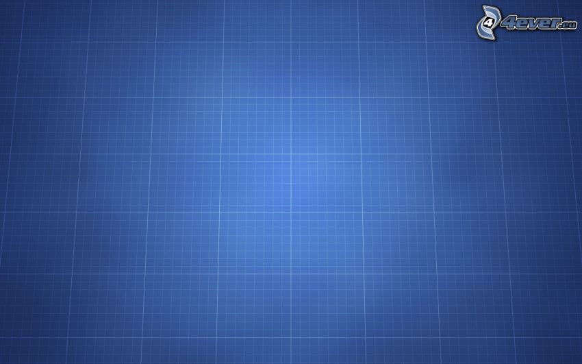 Quadrate, blauer Hintergrund