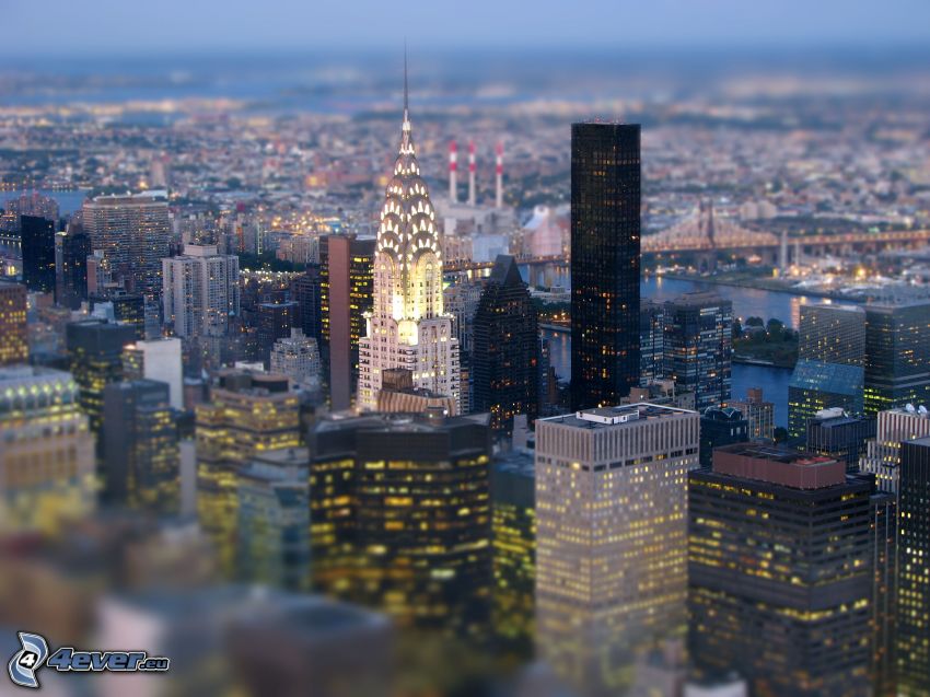 Chrysler Building, New York, diorama