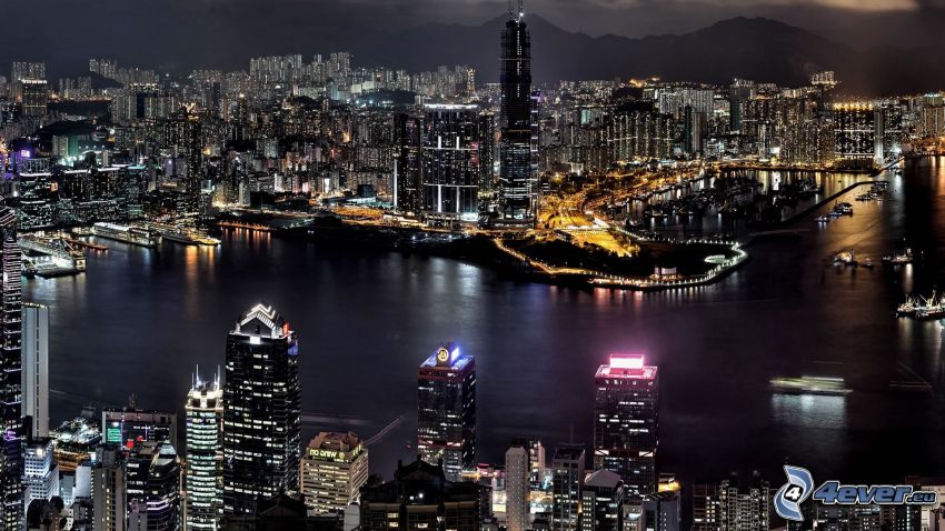 Hong Kong, Nachtstadt