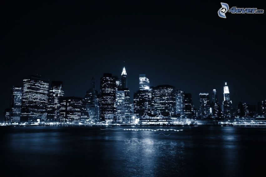 New York in der Nacht