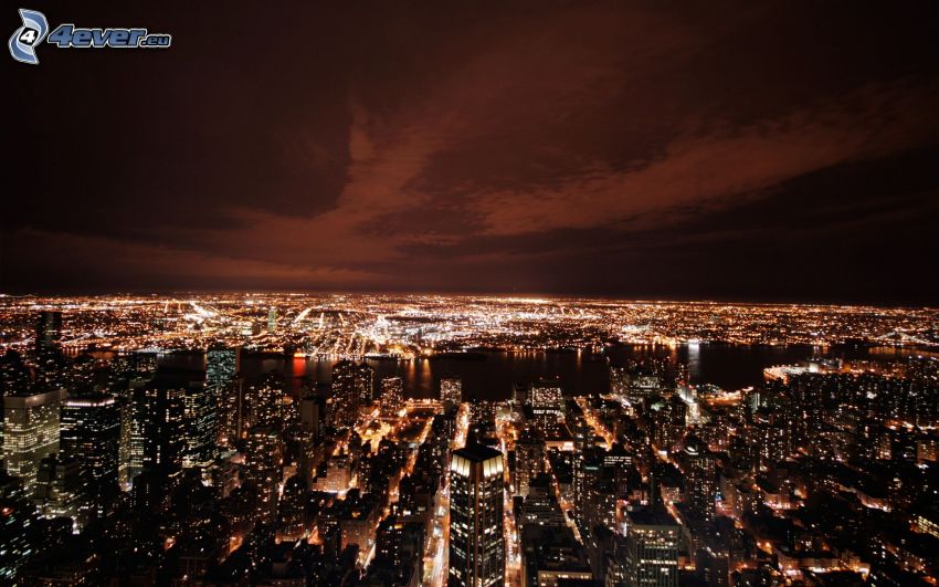 New York in der Nacht