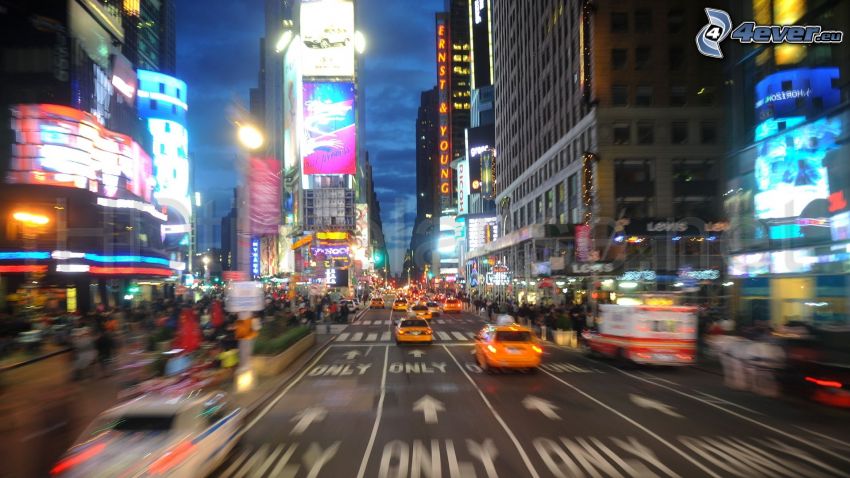Times Square, New York, Straßen