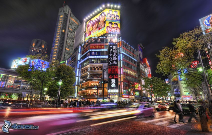Tokio, HDR, Werbung
