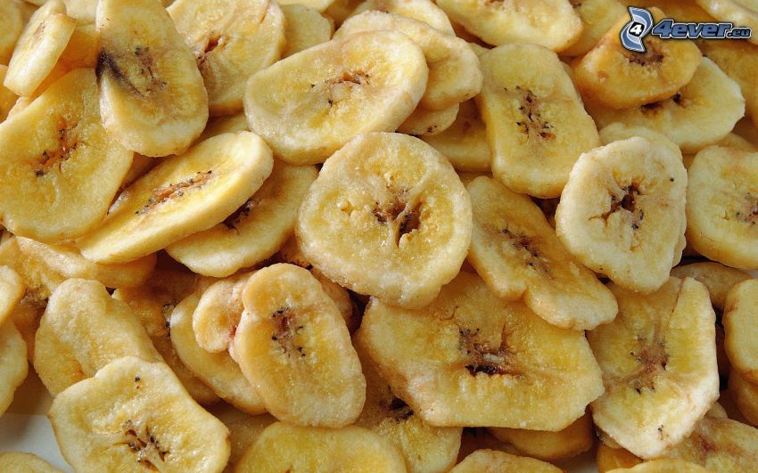 getrocknete Bananen