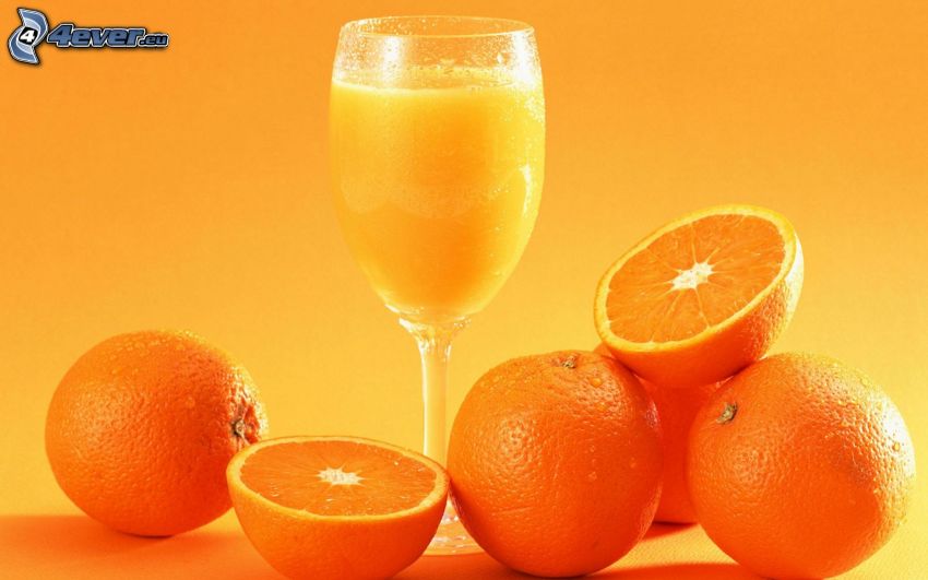 Orangensaft, orangen