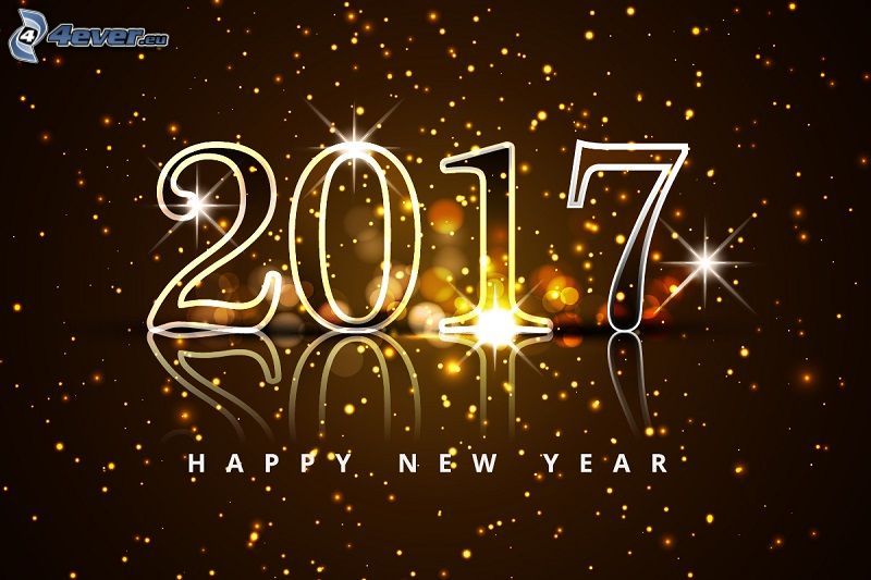 2017, happy new year, glückliches Neues Jahr, Ringe