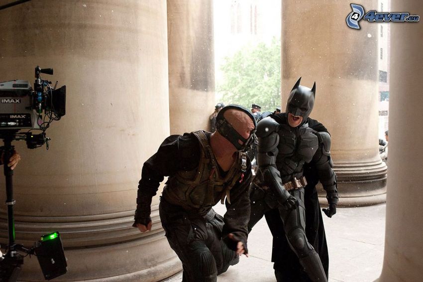 Bane, Batman, Filmaufnahme