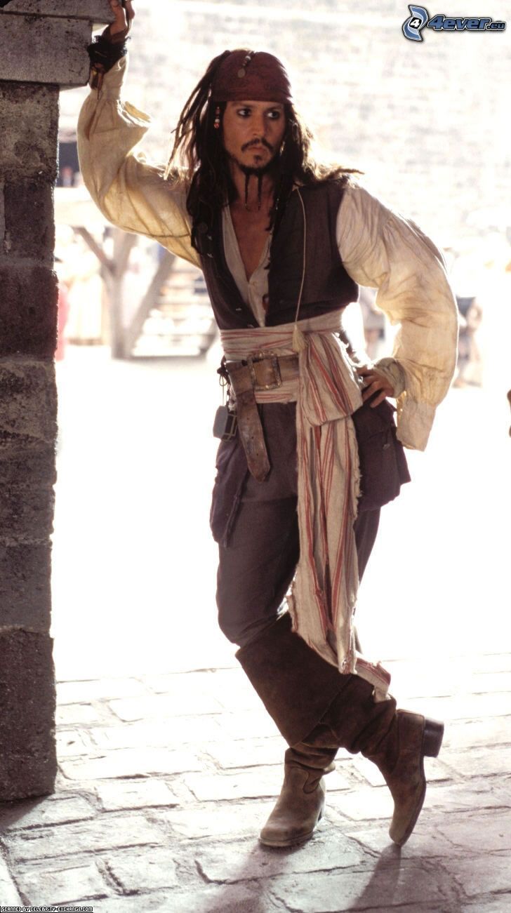 Jack Sparrow, Johnny Depp, Piraten der Karibik