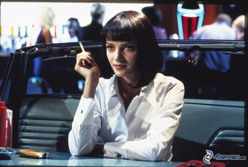 Pulp Fiction, Mädchen mit einer Zigarette