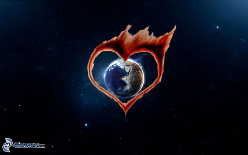Herz, Erde