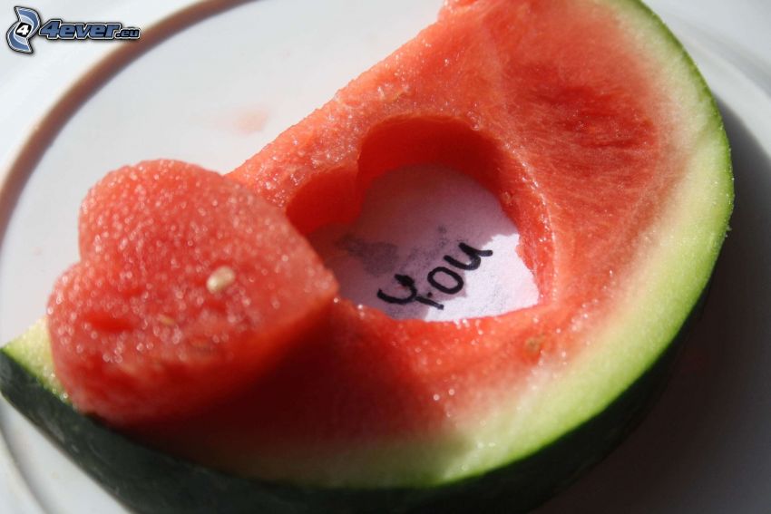 Herz, Wassermelon