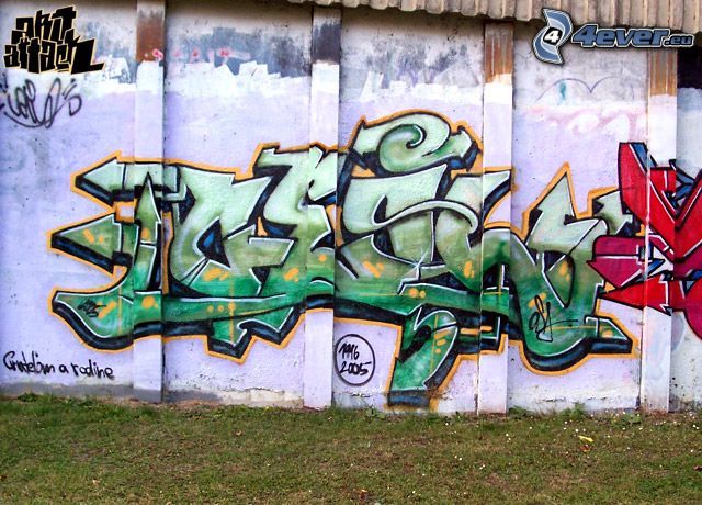 Graffiti, Wand