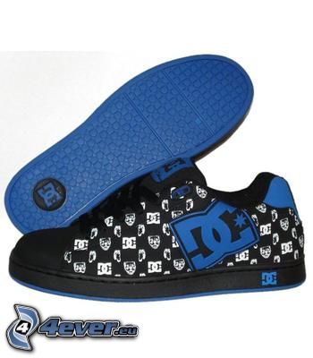 DC Shoes, schwarze Turnschuhe