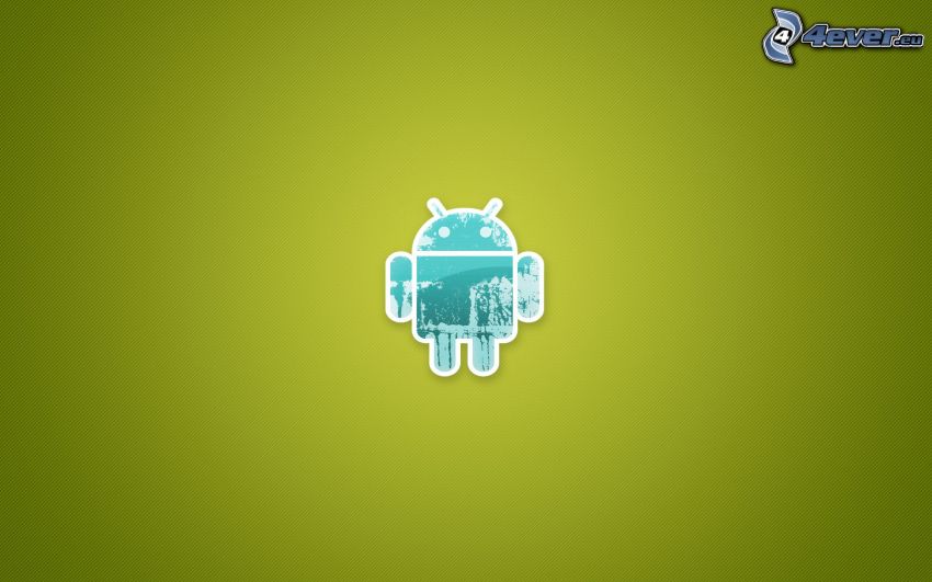Android, grüner Hintergrund