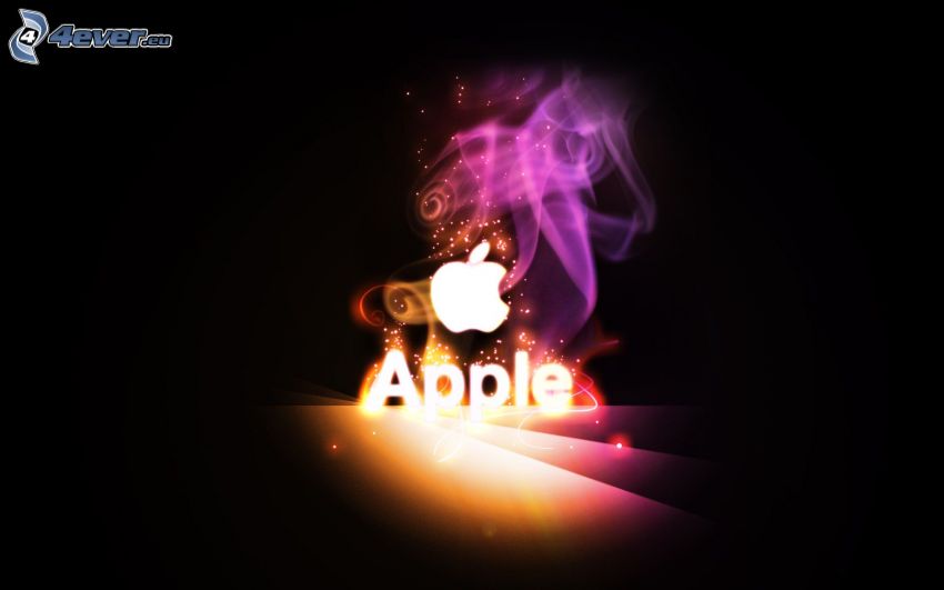 Apple, farbiger Rauch