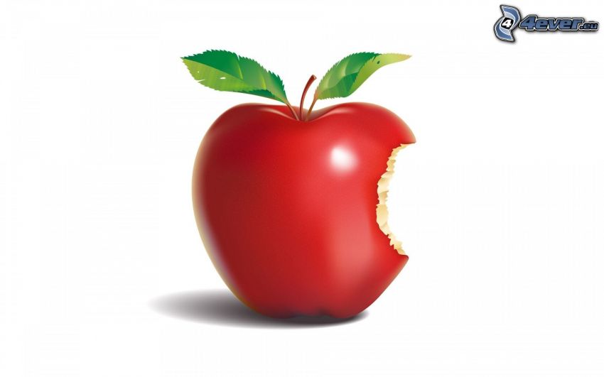 Apple, roter Apfel
