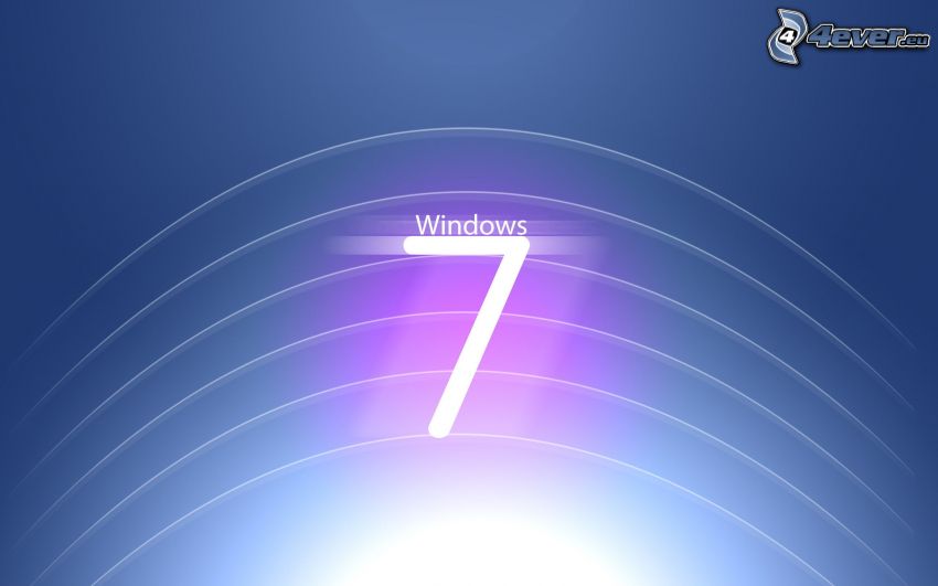 Windows 7, weiße Linien