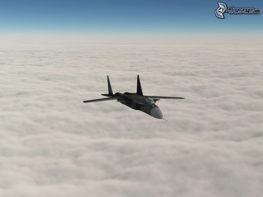 Sukhoi Su-24, über den Wolken