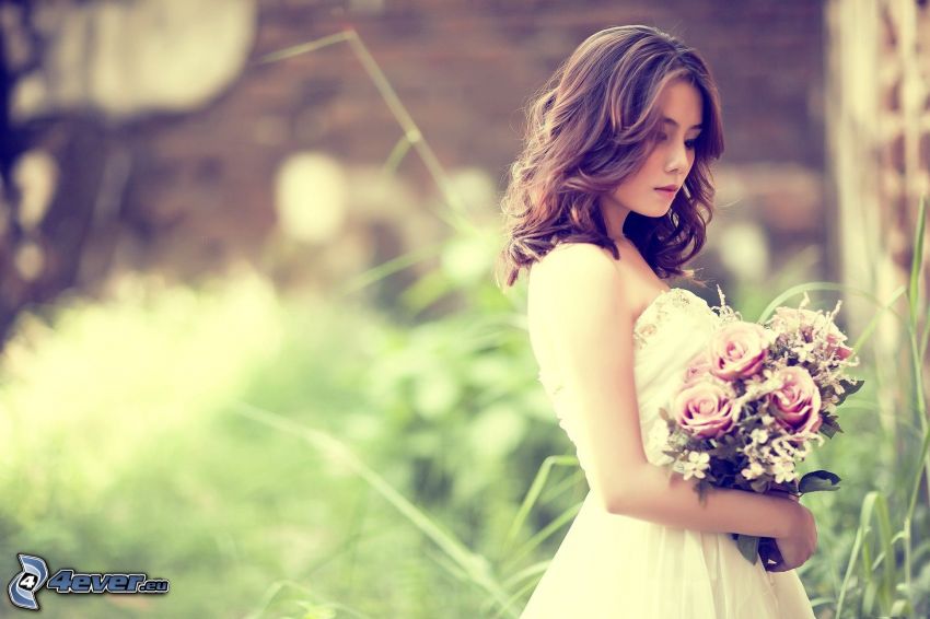 Braut, Blumensträuße
