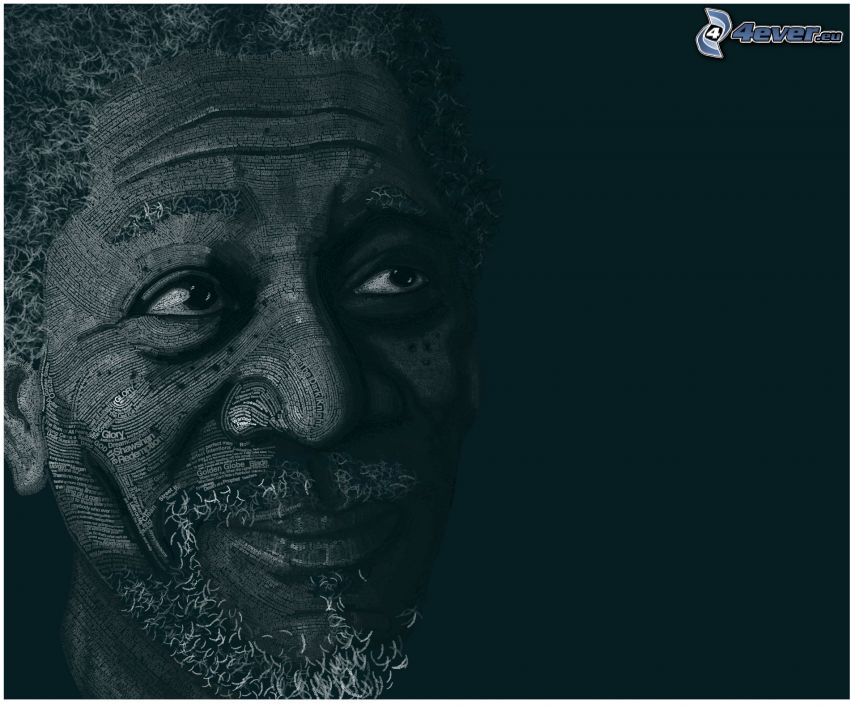 Morgan Freeman, Buchstaben
