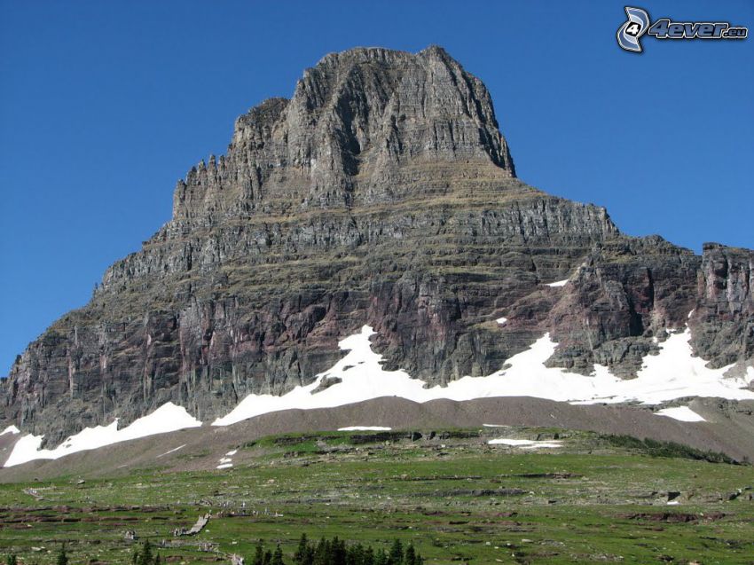 Chief Mountain, felsiger Berg