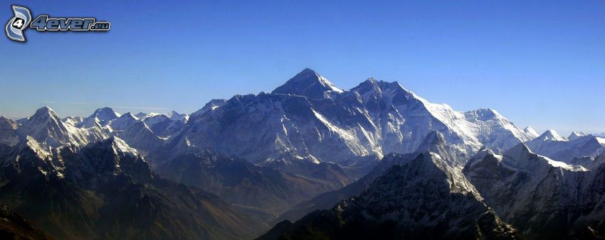 Mount Everest, felsige Berge
