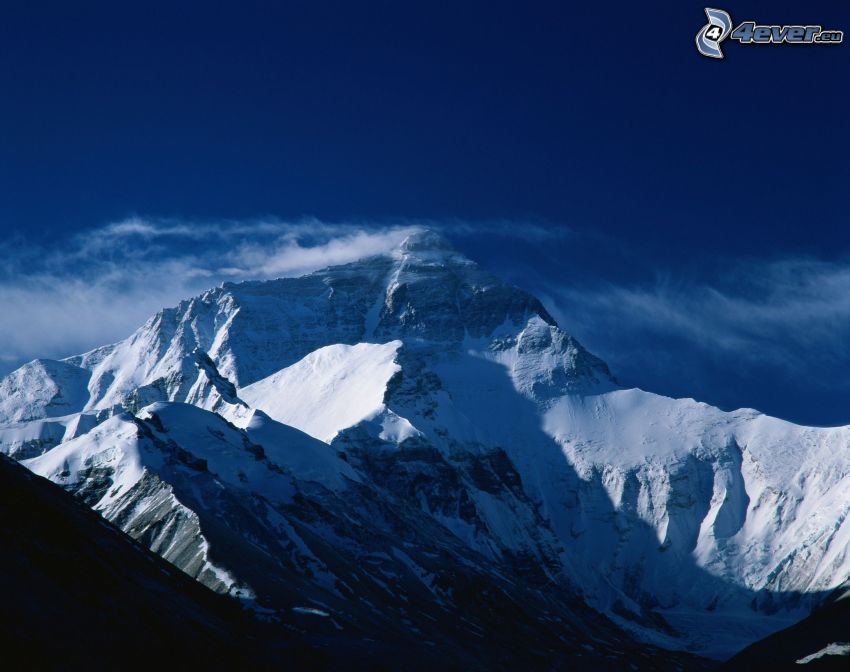 Mount Everest, schneebedeckten Berg