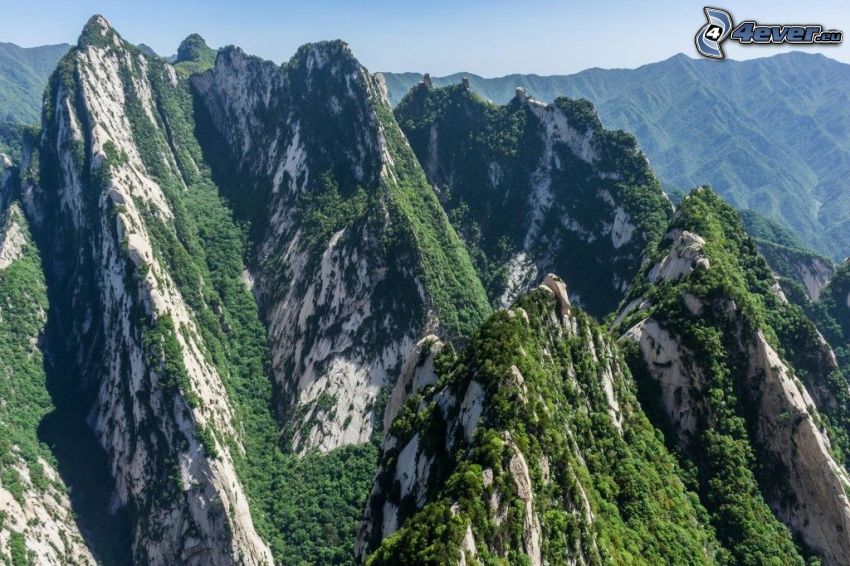 Mount Huang, felsige Berge