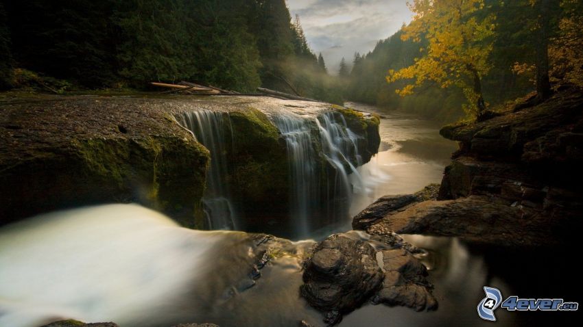 Lewis River, Washington, USA, Wasserfälle