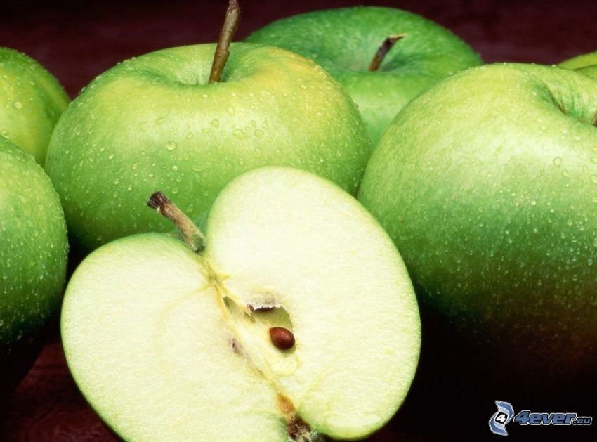 grüne Äpfeln