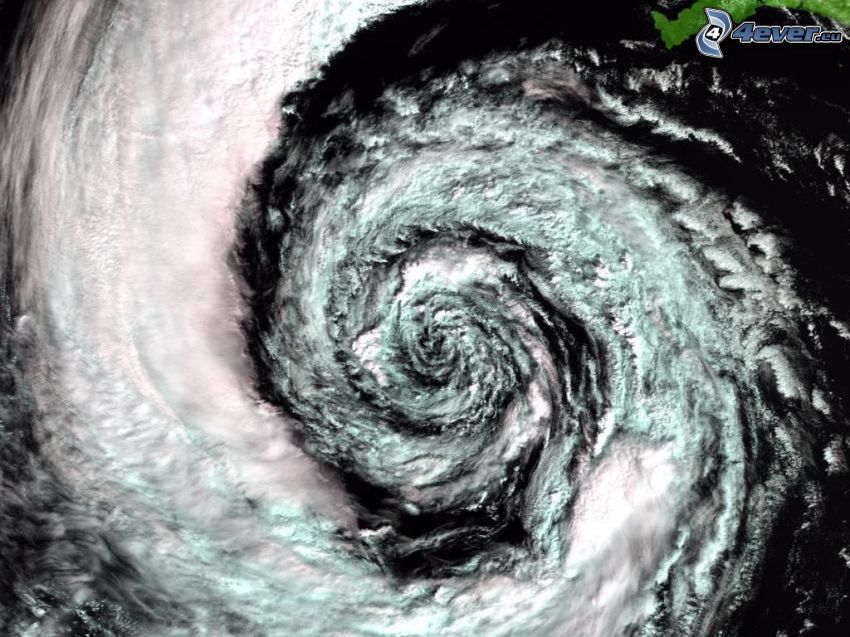 Hurrikan, Satellitenbild