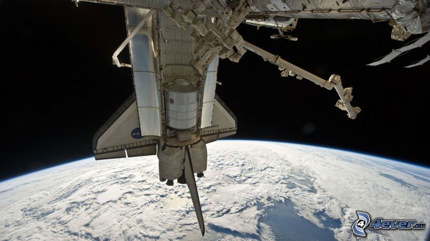 Internationale Raumstation ISS, Erde, Space Shuttle